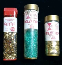 Vintage Alcoa Non-Tarnish Aluminum & Star Brand Glitter & Gold Stars