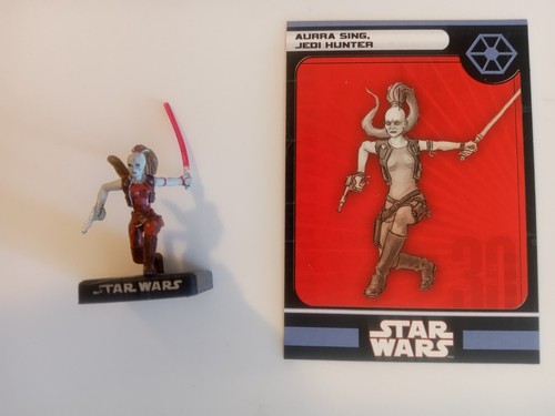 Star Wars Miniatures ALLIANCE AND EMPIRE Aurra Sing, Jedi Hunter 2/60 - Picture 2 of 3