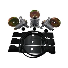 YTH24K48 48" LAWN MOWER DECK REBUILD KIT SPINDLES BELT PULLEYS BLADES