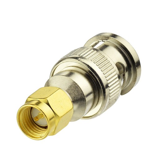 10-Pack SMA Male to BNC Male Connector Adapter for Uniden CB Ham Radio Scanner - Picture 2 of 4