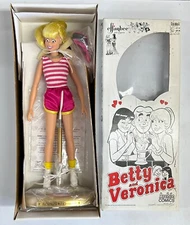 Betty & Veronica Roller Skates Doll 2001 -Effanbee Doll Co NEW OPEN BOX