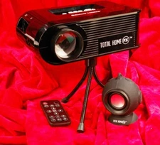 TOTAL HOME FX  ANIMATED WINDOW VIDEO PROJECTOR KIT HDMI Input  Bluetooth Speaker