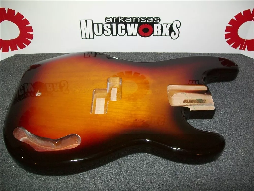 NEW Allparts Fender Licensed Precision Bass Body 3 TONE SUNBURST