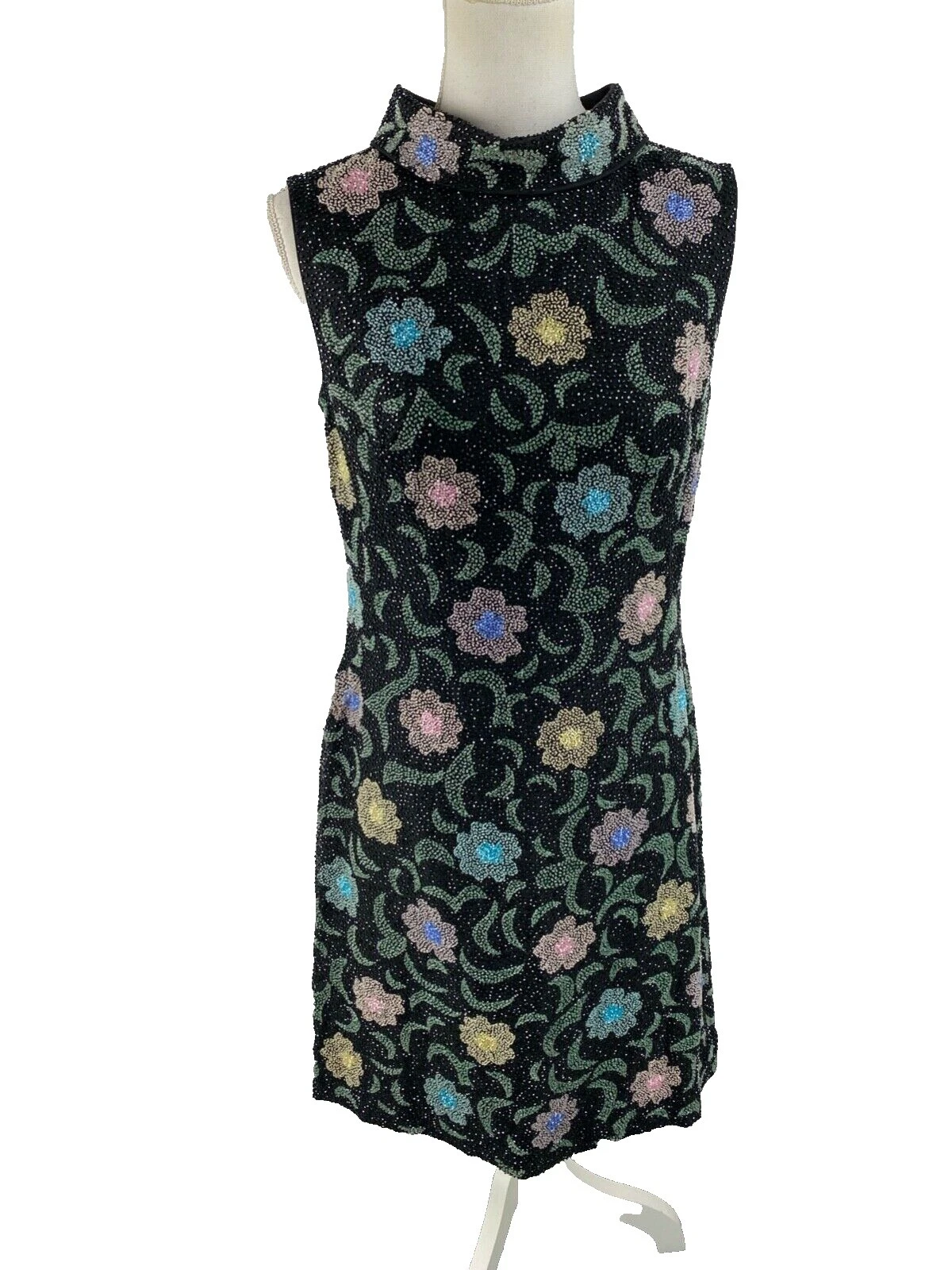 Eveningwear Multi-Color 1960s Vintage Dresses for Women