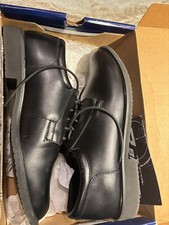 Bates Sentry Lux High Shine E01850 Mens Black Plain Toe Oxfords Shoes