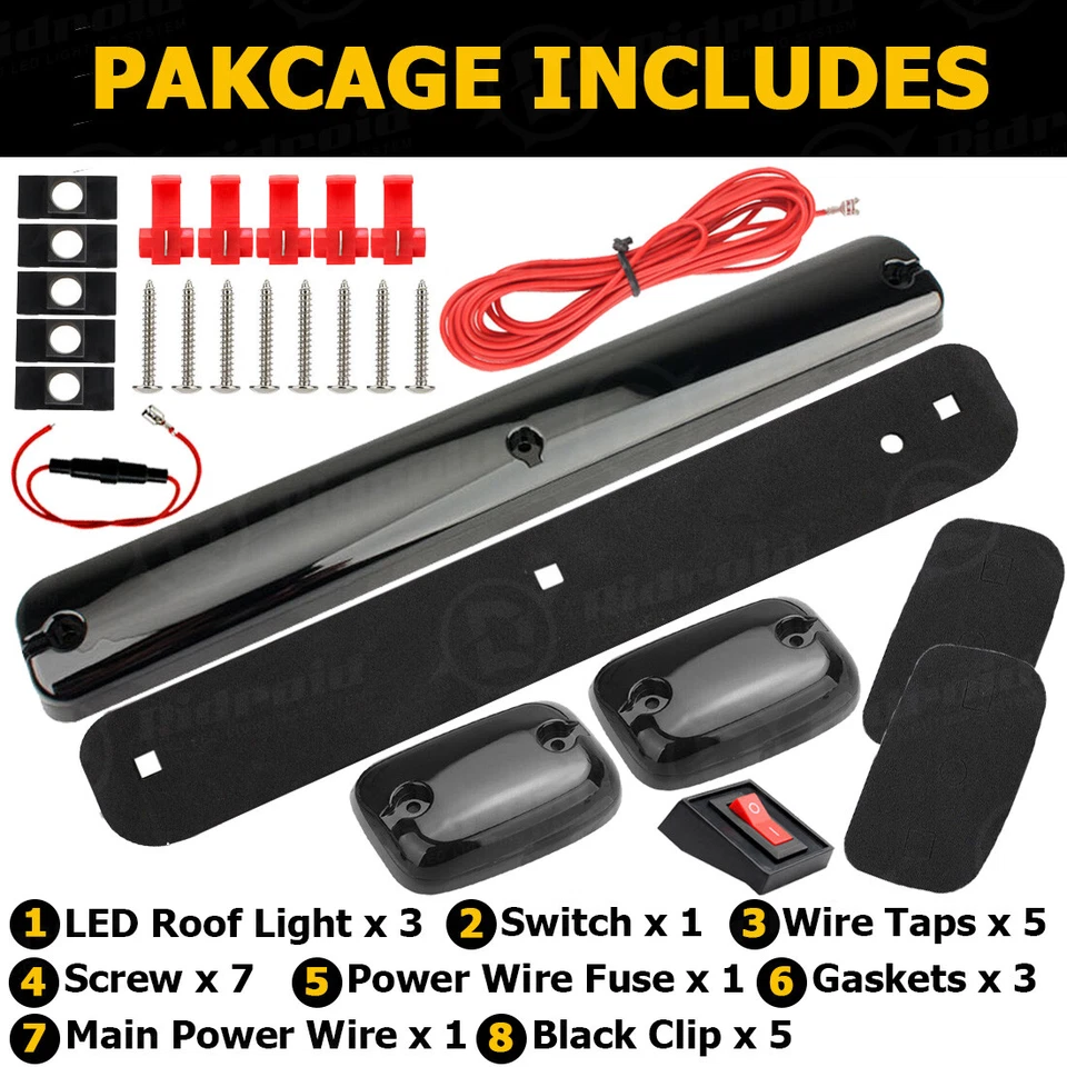 PARA CHEVY SILVERADO 2500HD 3500HD 2007-21 LED CABINA TECHO MARCADOR LUCES ANTINIEBLA Foto 3 de 4