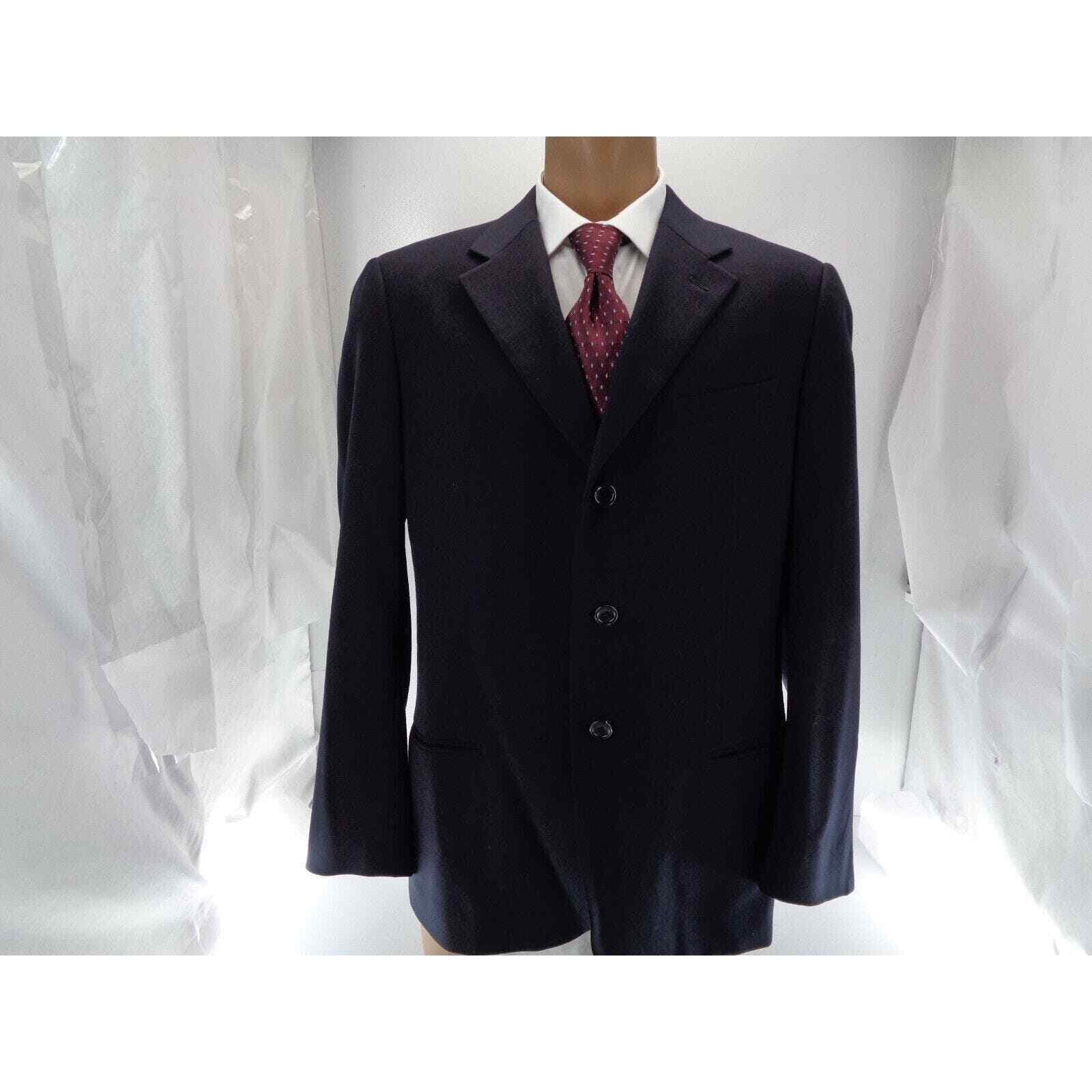 Armani Collezioni Men's 42R Navy Suit jacket Blaz… - image 14