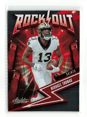 MICHAEL THOMAS #12 2023 PANINI ABSOLUTE SAINTS ROCK OUT