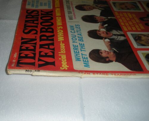 TEEN STARS YEARBOOK MAGAZINE No. 12 - THE BEATLES COVER - 1966 - Picture 3 of 10