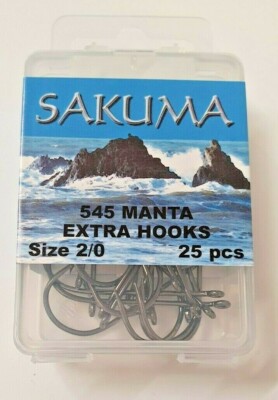Sakuma 545 Manta Extra Haken - Großkartons - viele Größen verfügbar 