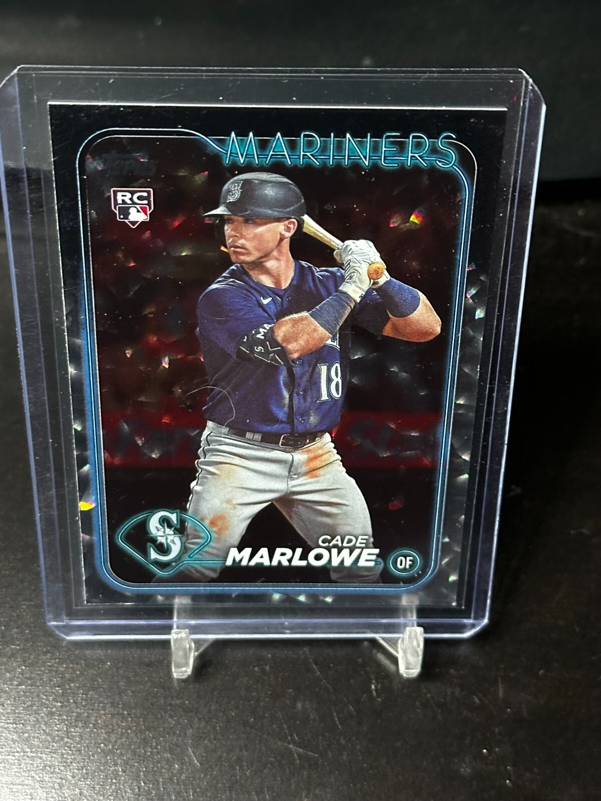 2024 Topps Cade Marlowe #286 Silver Crackle Foil
