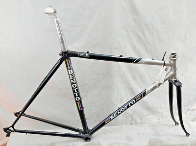 1984 Benotto Aero Road Bike Frame Set 53cm Small Lugged Steel Fast