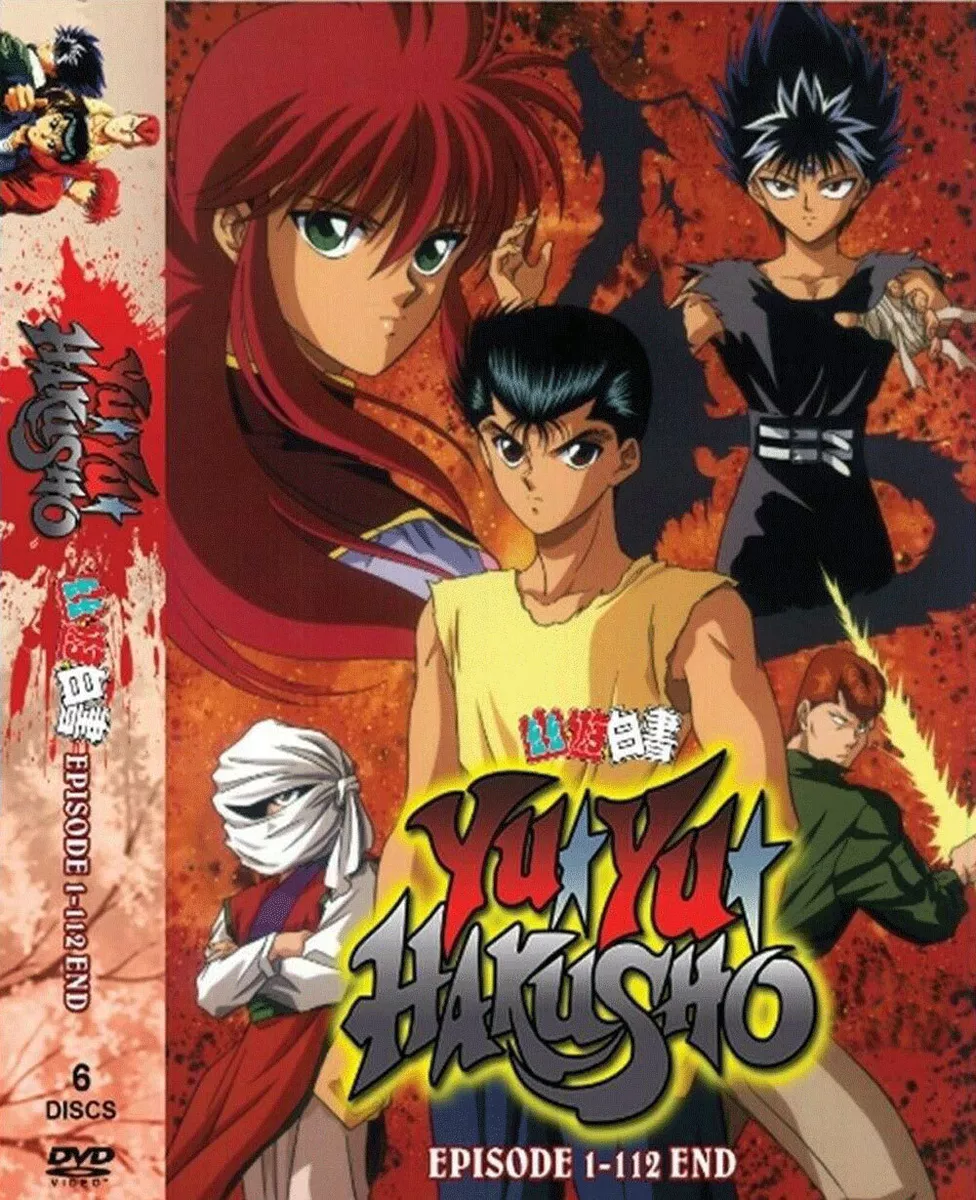 ANIME DVD YU YU HAKUSHO COMPLETE SERIES VOL.1-112 END *ENGLISH DUBBED**REG  ALL*