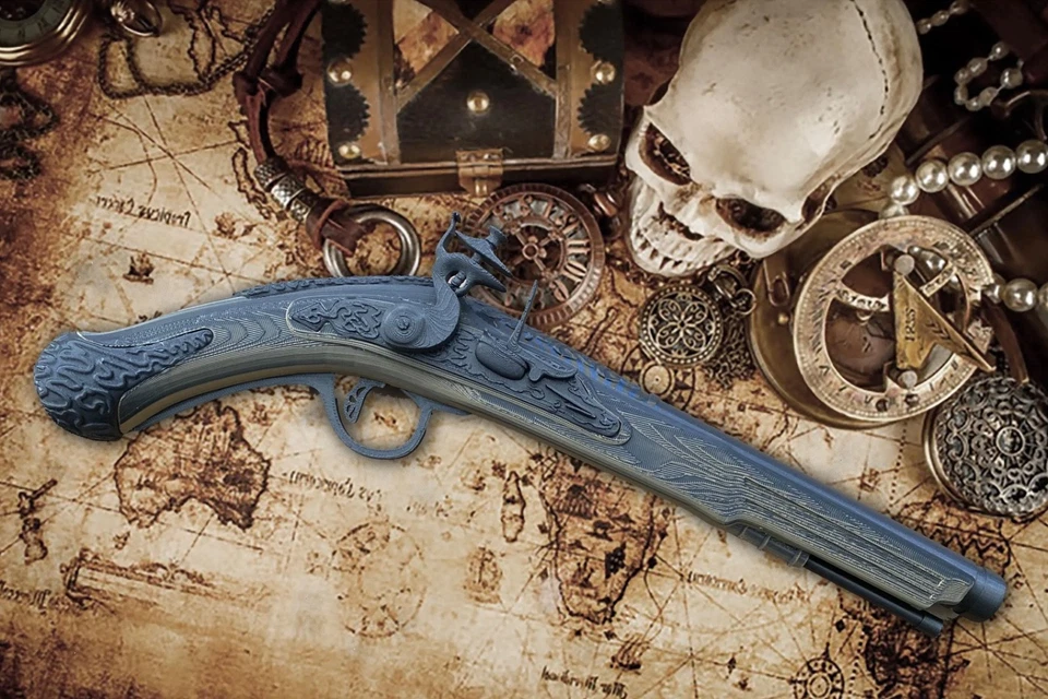 Кремневый пистолет пиратский или революционный военный реквизит - Изображение 2 из 4