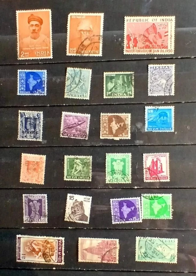 Colección de estampillas muy grande de India Pakistán Asia y Estados Unidos Foto 2 de 4
