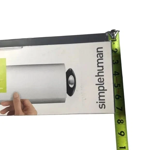 Toallero de papel de montaje en pared de acero inoxidable humano simple NUEVO Foto 3 de 4