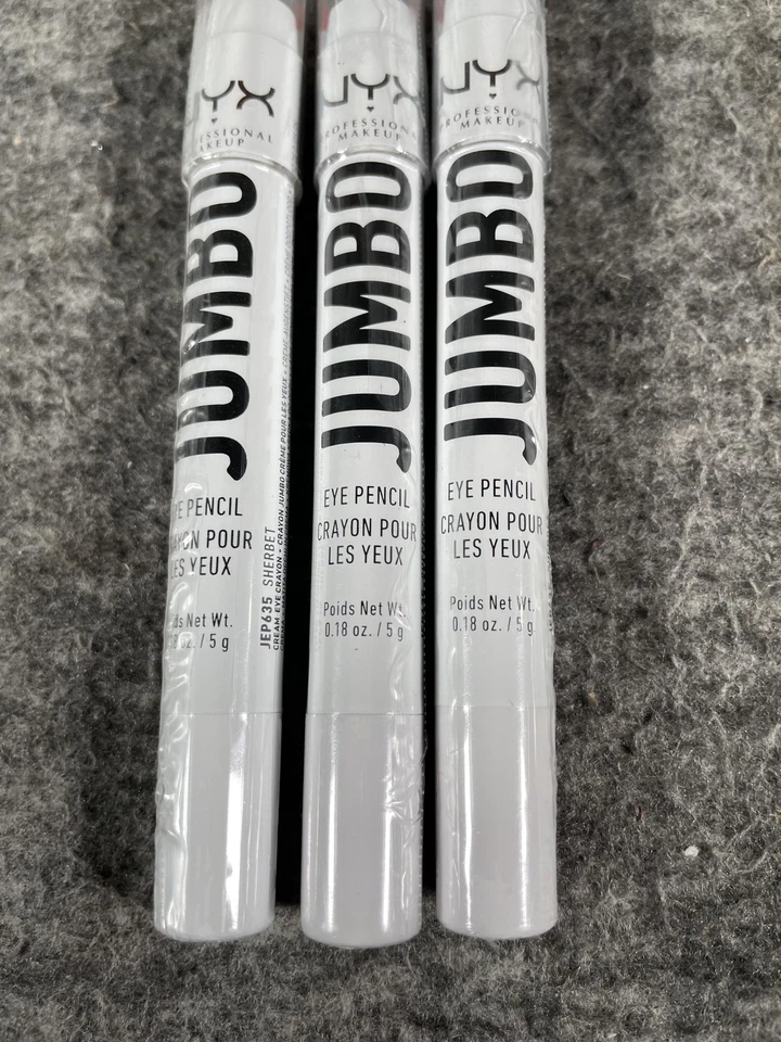 NYX Professional Makeup Jumbo Eye Pencil Sherbet JEP635 0.18 oz Lot of 3 Sealed - Image 2 of 4