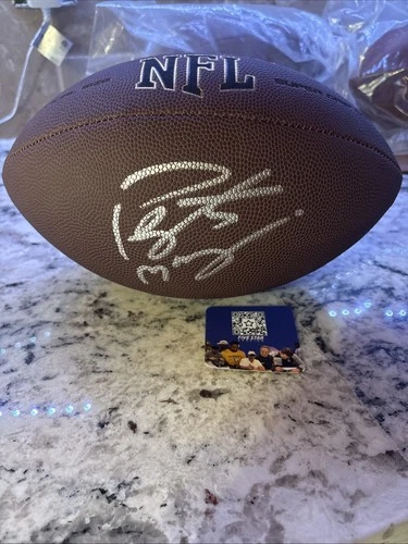 Peyton Manning Signed Football Ball Autographed Full Size Colts #18 w/COA