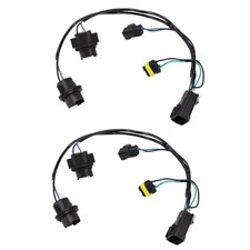 Headlight Wiring Harness Assembly Headlamp Socket Compatible with 2008 2 PCS
