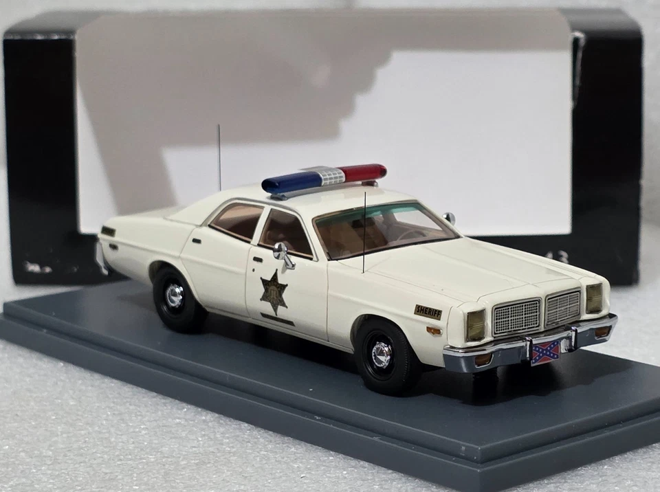 Dodge Monaco Hazzard Police Rosco Patrol Car 1974 General Lee 1:43 Neo RARITY!! - Image 3 of 4