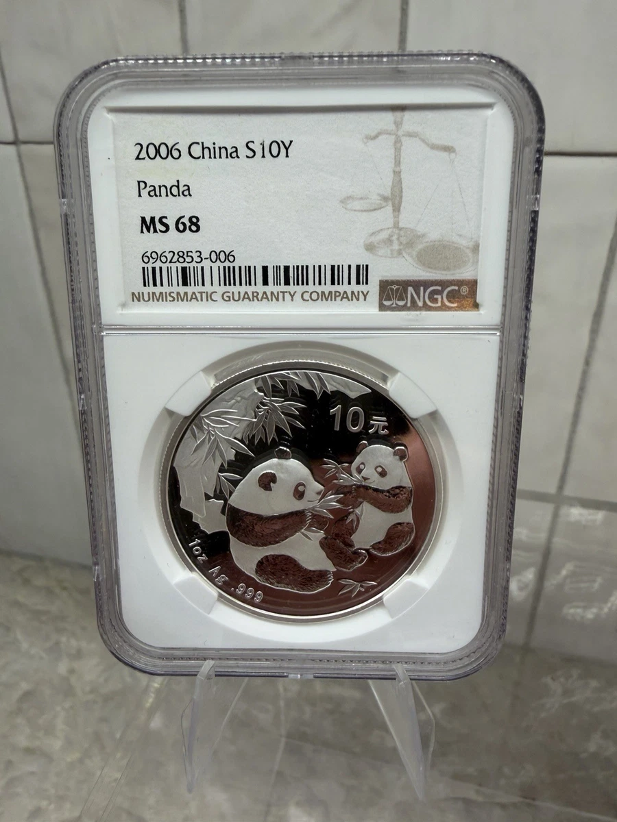 Chinese Panda MS 68 Grade Silver Bullion Coins for sale | eBay