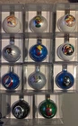 RARE Lot of 11 Grateful Dead Christmas Ornament Santa's Rock Shop New Old Stock