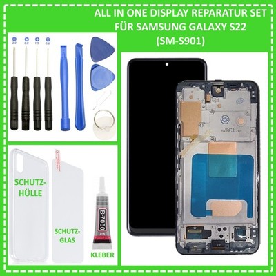 Display für Samsung Galaxy S22 5G SM-S901 LCD HD Bildschirm Touch Screen Glas
