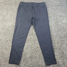 BYLT Everyday Pant 2.0 Mens Large Gray Stretch Slim Tapered Casual Comfort
