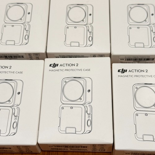Lot of 6 DJI Action 2 Magnetic Protective Cases ,Black Brand New - Picture 2 of 11