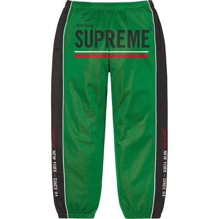 Pantalon de survêtement jacquard 22FW Supreme Supreme World Famous 22AW neuf