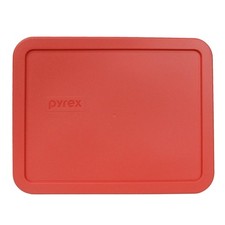 Pyrex 7211-PC 6-Cup Red Food Storage Replacement Lid - Made in USA 1 Pack,