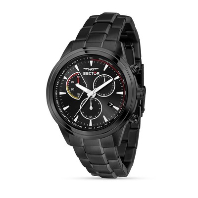 Sector 670   Herren Uhr Schwarzer Stahl Multifunktional (R3273740005)