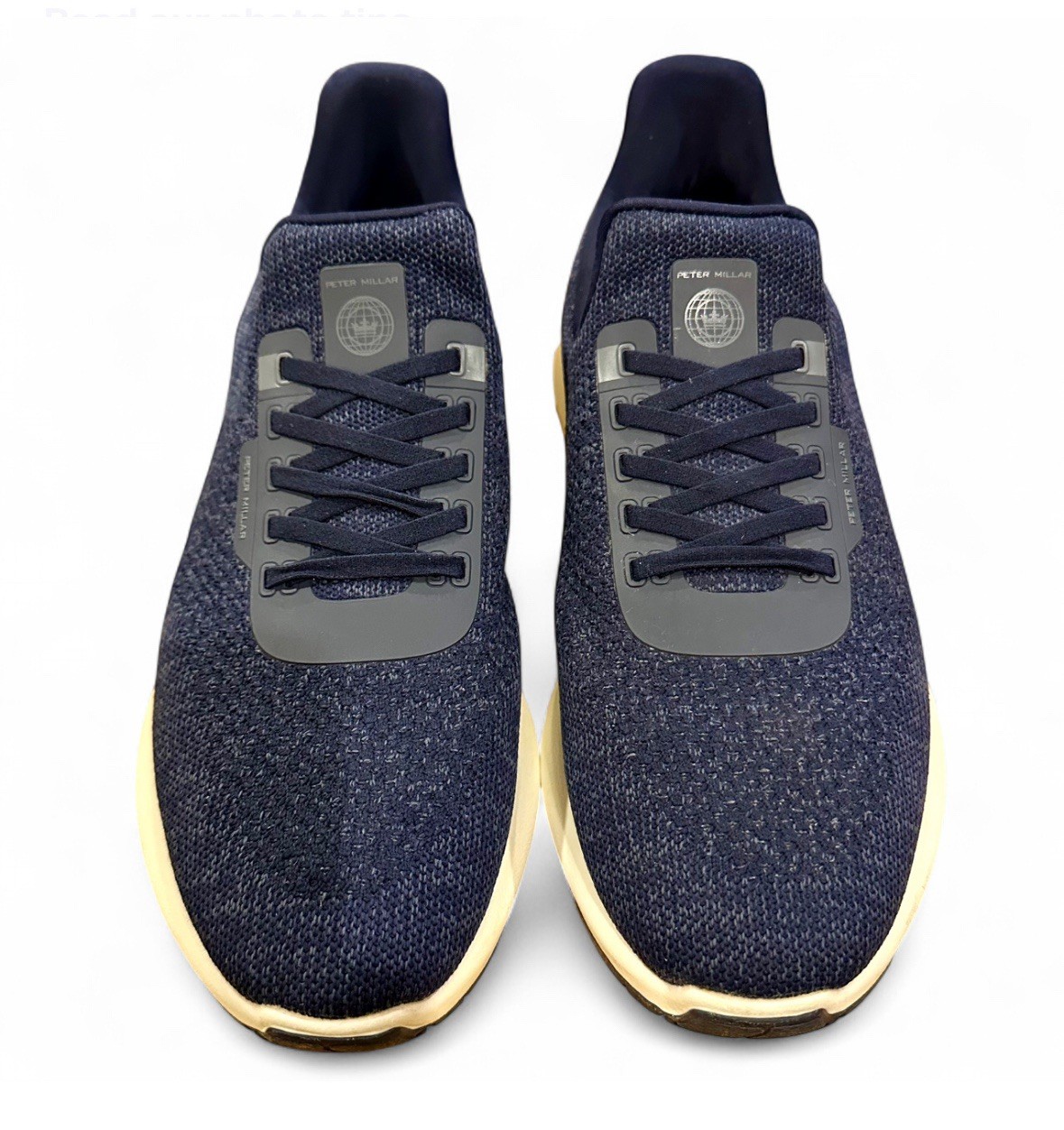 Peter Millar Hyperlight Apollo Navy Knit Sneakers… - image 3