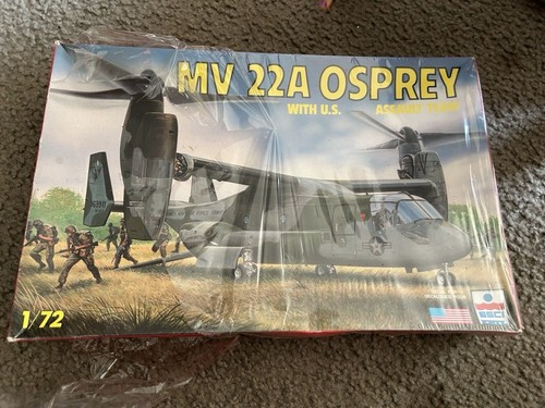 Ertl ESCI New 9087 Osprey MV 22A w Assault Team Maßstab 1:72 Modellhubschrauber Bausatz