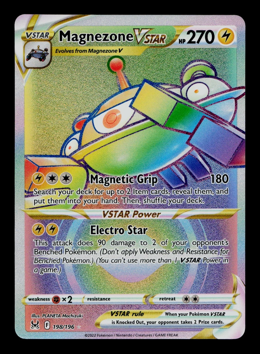 magnezone vstar pokemon card value Magnezone VSTAR 057/196 Lost Origin Ultra Rare Holo Pokemon TCG Card NM