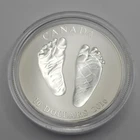 2016 Canada $10 1/2oz .9999 Silver Proof Coin: Welcome to the World - Baby Feet