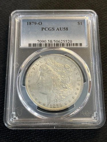 1879-O Morgan Silver Dollar PCGS AU 58