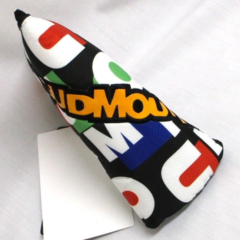 Nueva cubierta de cabeza de putter Loudmouth Blade 417 Classic Words 2025 cierre magnético Foto 2 de 4