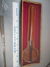 Antique  Germany  Scissors & Leather Case