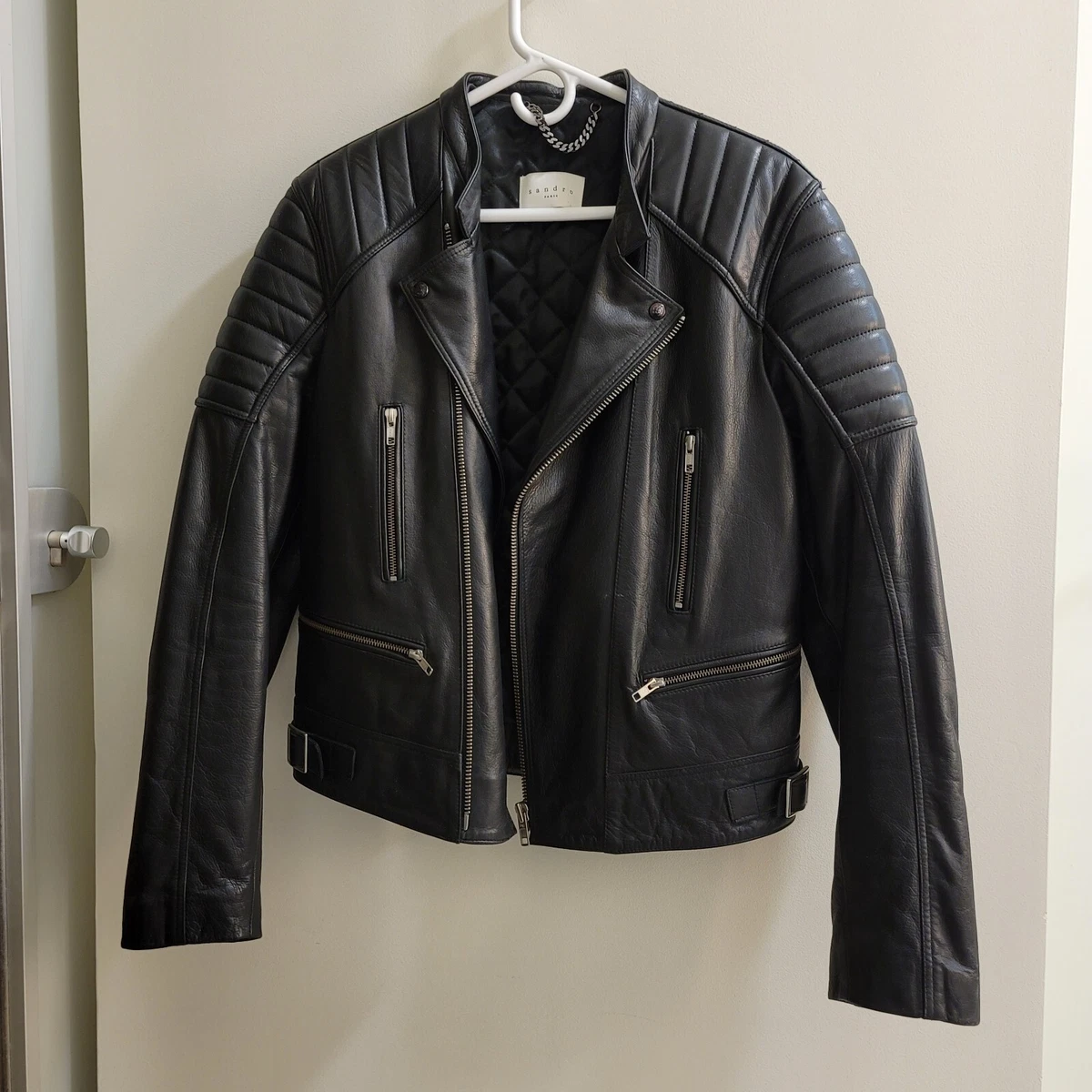 Sandro Motorcycle Jacket Coats, Jackets & Vests for Men for Sale