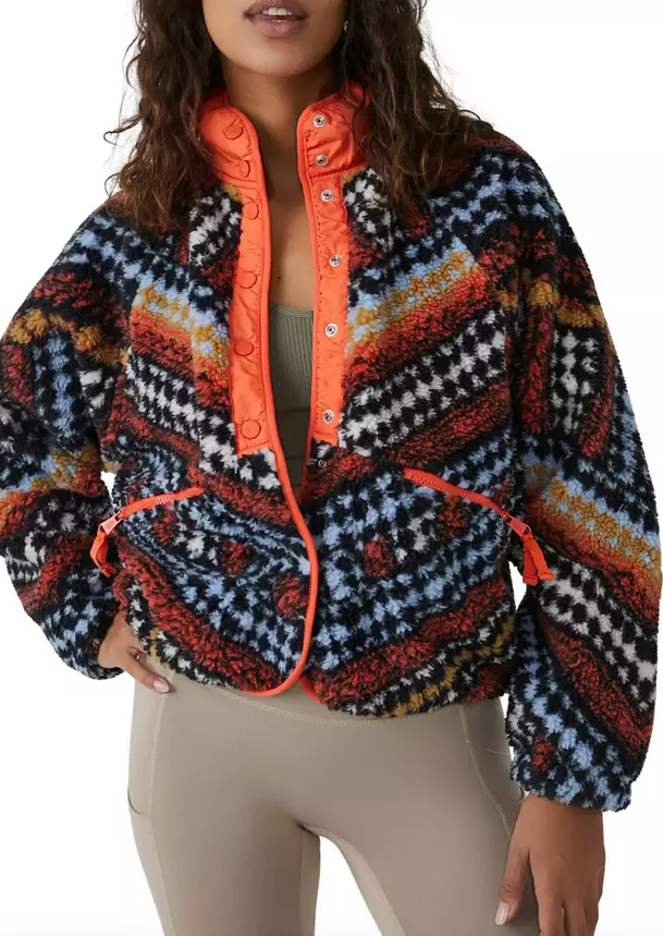 Free People FP Movement Rocky Ridge Fleece Jacket Button Front Alpine XS New | eBay Free People Fp Movement Rocky Ridge Fleece Jacket Button Front Alpine Xs New | Ebay