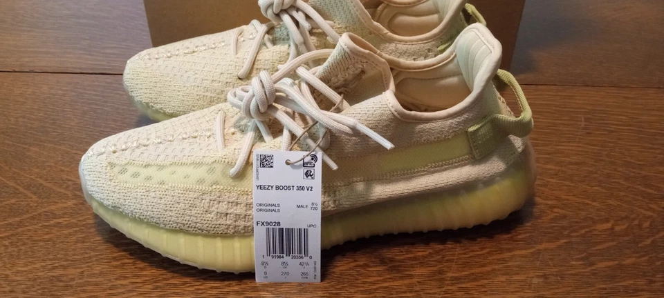 Yeezy Boost 350 V2 Flax Size 9 US Foto 3 de 4