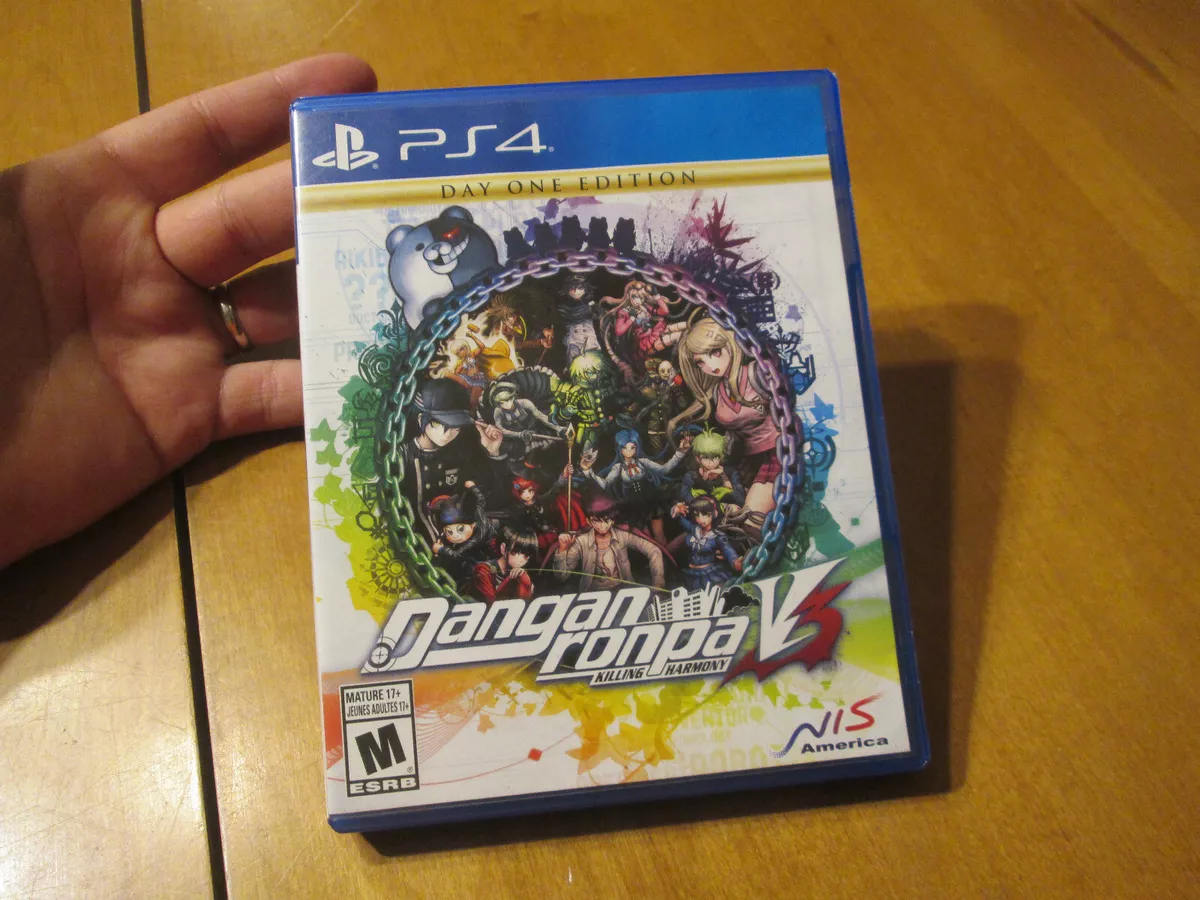 Danganronpa V3 Killing Harmony PS4 PLAYSTATION 4 DAY ONE EDITION COMPLETE