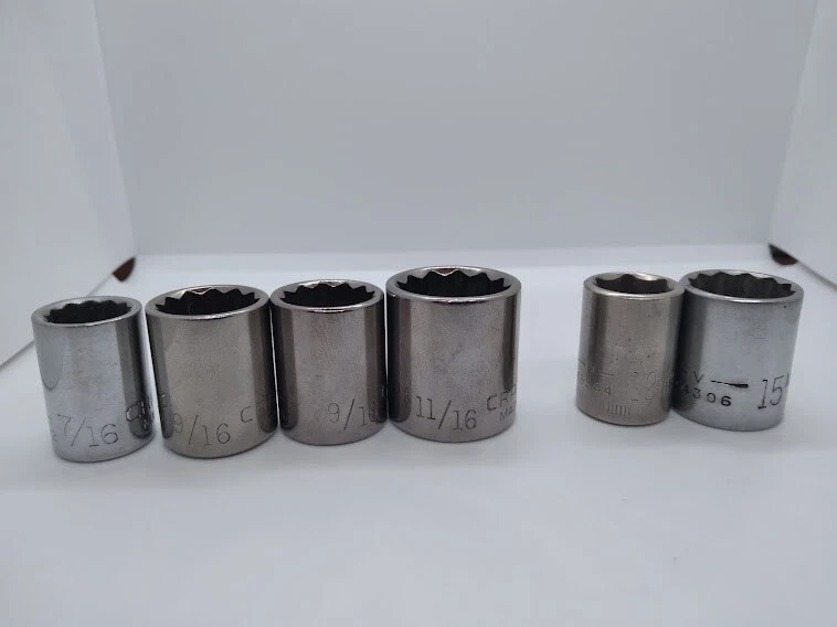 Craftsman Sockets 6 Pieces 3 8
