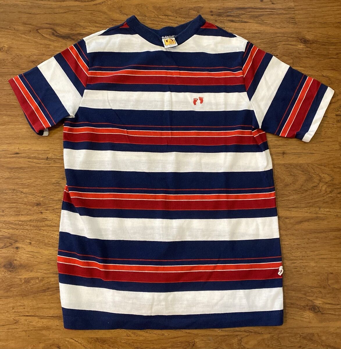 Vintage 60's 70's Hang Ten T Shirt Stripe RARE Surf Skate Vintage 60's 70's Hang Ten T Shirt Stripe RARE Surf Skate