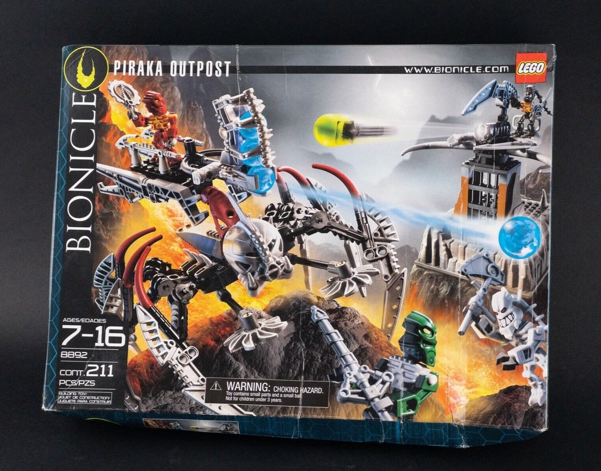 Lego Bionicle Piraka Outpost Set 8896 New Sealed 211 Pieces eBay