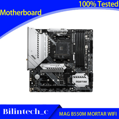 FOR MSI MAG B550M MORTAR WIFI Motherboard Support DDR4 64GB AMD M