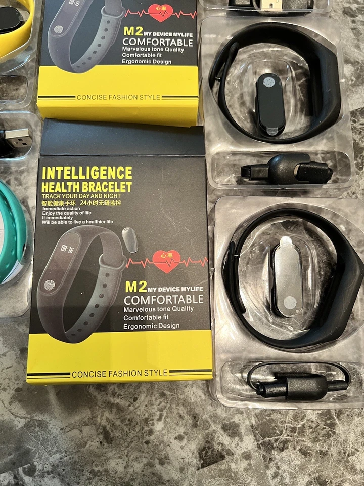 Pulsera M2 Inteligencia Salud Rastreo Calorías Distancia Frecuencia Cardíaca Tiempo 1x1 Gratis Foto 3 de 4