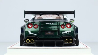 Nissan GTR R-35 Type 2 LBWK (Gloss Green) [Davis & Giovanni] 1/18