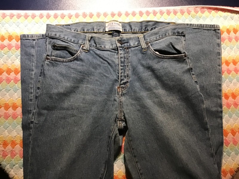 Steve & Barry's Classic Dungarees Denim Jeans Bootcut Women’s Size 10 Long